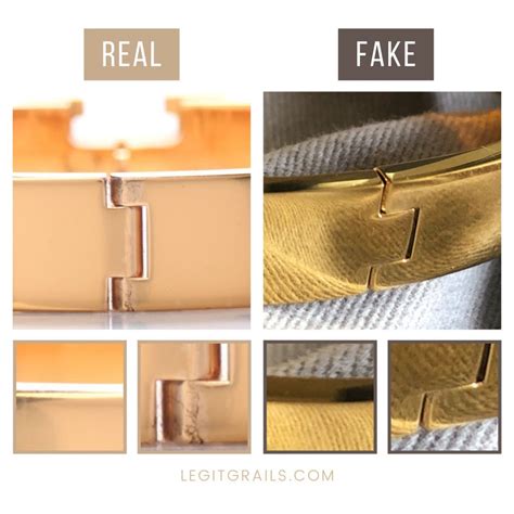 hermes clic h bracelet real vs fake|how to open hermes bracelet.